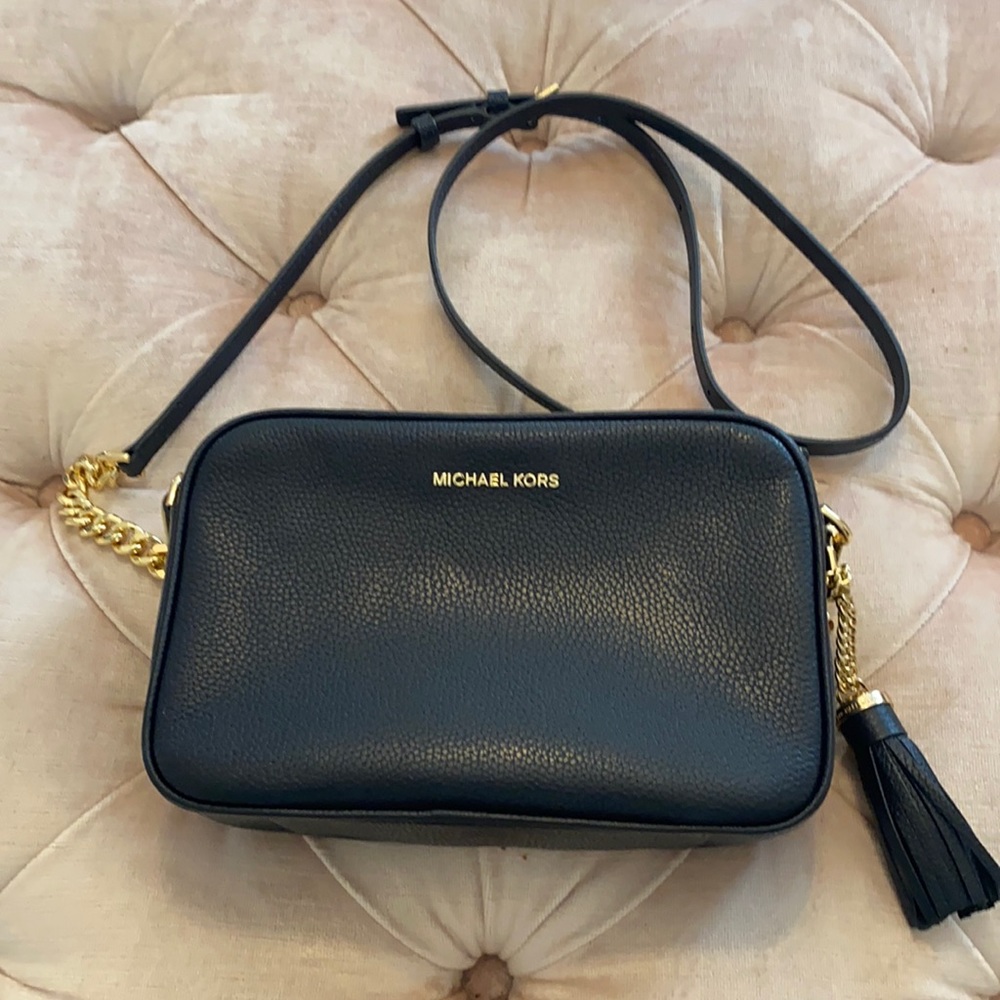 Michael Kors camera bag navy